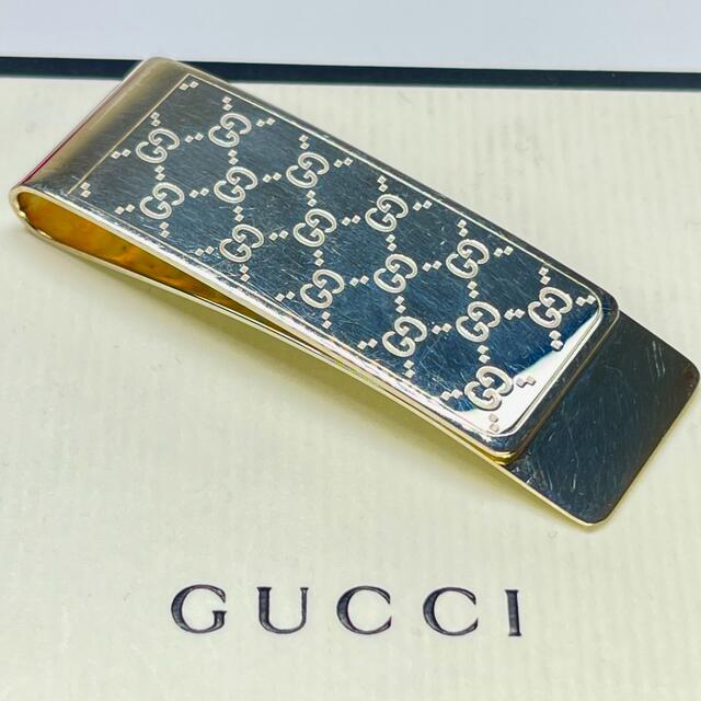 GUCCI (グッチ）シルバーマネークリップ-