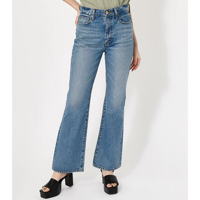 HIGH WAIST DENIM FLARE/ハイウエストデニムフレア　Sサイズ