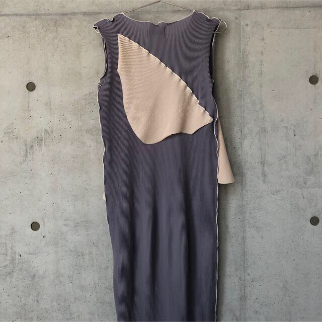 STUDIOUS(ステュディオス)のkotohayokozawa Pleats dress no-sleeve レディースのワンピース(ロングワンピース/マキシワンピース)の商品写真