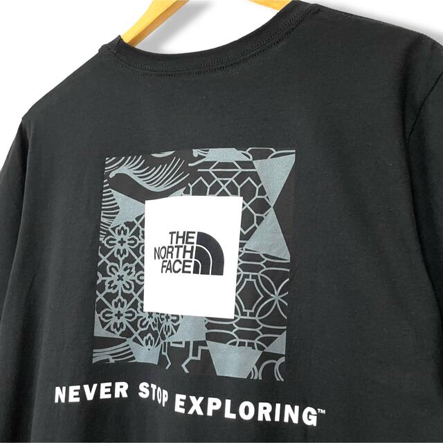 THE NORTH FACE(ザノースフェイス)の可愛いです ♪ 新品 ノースフェイス BOX Tシャツ 黒  レディース XL レディースのトップス(Tシャツ(半袖/袖なし))の商品写真