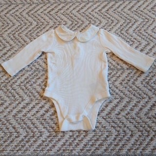 ベビーギャップ(babyGAP)のbaby GAP 襟付きロンパース　6-12m＋ケイトスペードツーウェイオール(シャツ/カットソー)