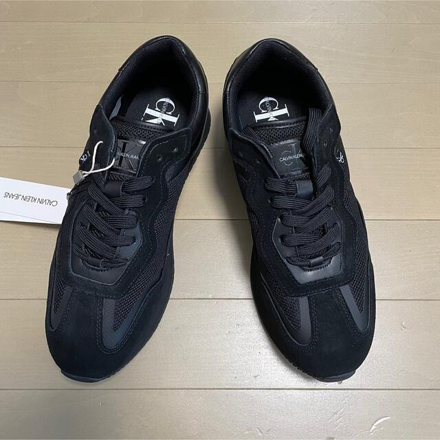 Calvin Klein(カルバンクライン)の最終価格 新品■カルバンクライン ジーンズ■ローカットスニーカー 42 黒 メンズの靴/シューズ(スニーカー)の商品写真
