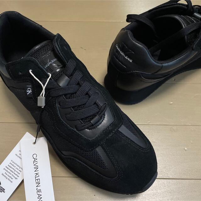 Calvin Klein(カルバンクライン)の最終価格 新品■カルバンクライン ジーンズ■ローカットスニーカー 42 黒 メンズの靴/シューズ(スニーカー)の商品写真