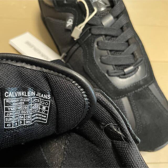 Calvin Klein(カルバンクライン)の最終価格 新品■カルバンクライン ジーンズ■ローカットスニーカー 42 黒 メンズの靴/シューズ(スニーカー)の商品写真