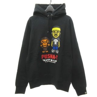 アベイシングエイプ(A BATHING APE)のアベイシングエイプ A BATHING APE 20SS トレーナー 黒(パーカー)