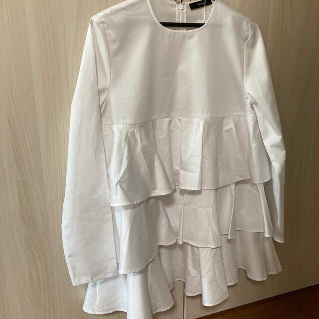 BARNEYS NEW YORK - ヨーコチャン YOKO CHAN ラッフル シャツ BARNEYS NEW YORK - ヨーコチャン YOKO CHAN ラッフル シャツ