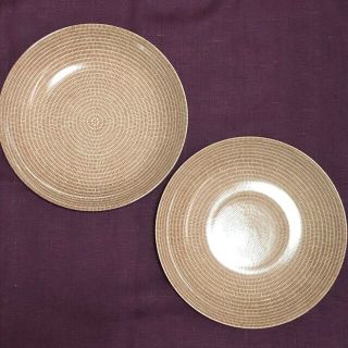 アラビア(ARABIA)の未使用品 廃盤カラー 廃盤サイズ アラビアavec ブラウン24cm2枚セット(食器)