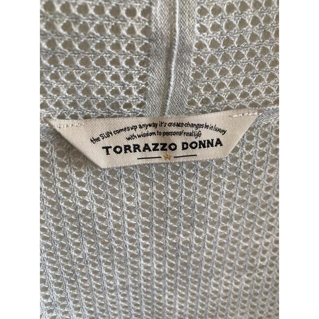 TORRAZZO DONNA(トラッゾドンナ)のtrrazzo donna 透かしカーディガン レディースのトップス(カーディガン)の商品写真