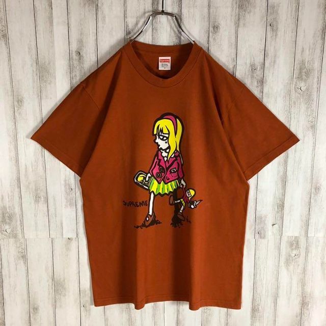 安い正規店 Supreme - Supreme クレイジーガール センターロゴ Tシャツ