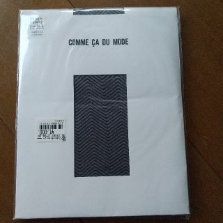 コムサデモード(COMME CA DU MODE)の新品未使用 黒 パンスト ストッキン 網タイツ COMME CA DU MODE(タイツ/ストッキング)