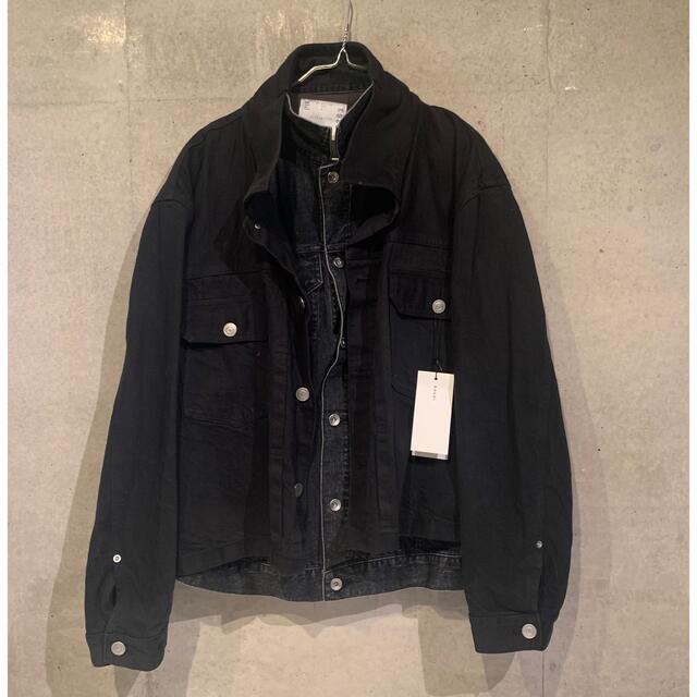sacai - sacai 20 ss レイヤード デニム ジャケット 綾野剛の sacai - sacai 20 ss レイヤード デニム ジャケット 綾野剛の