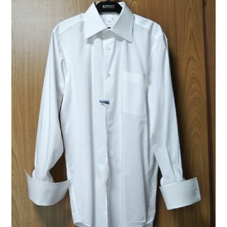 ■レギュラー襟 ダブルカフス ワイシャツ M 長袖(シャツ)