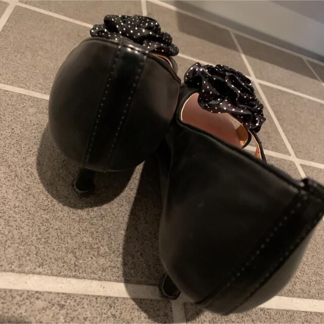 黒　パンプス レディースの靴/シューズ(ハイヒール/パンプス)の商品写真