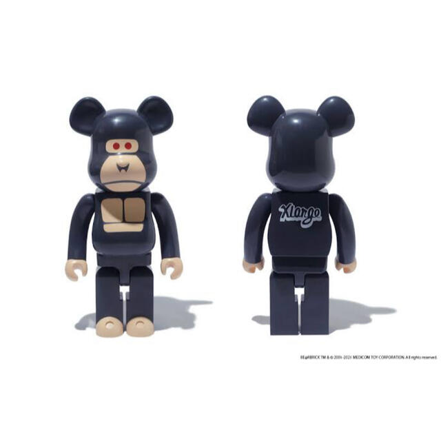 BE@RBRICK LITTLE FRIEND BLACK 1000％おもちゃ