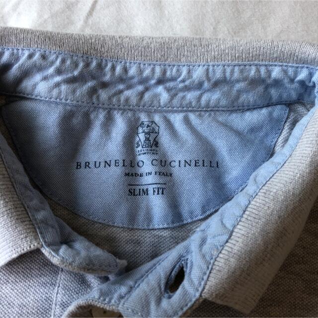 BRUNELLO CUCINELLI(ブルネロクチネリ)のブルネロクチネリ ポロシャツ サイズS ニット ロロピアーナ  メンズのトップス(ポロシャツ)の商品写真