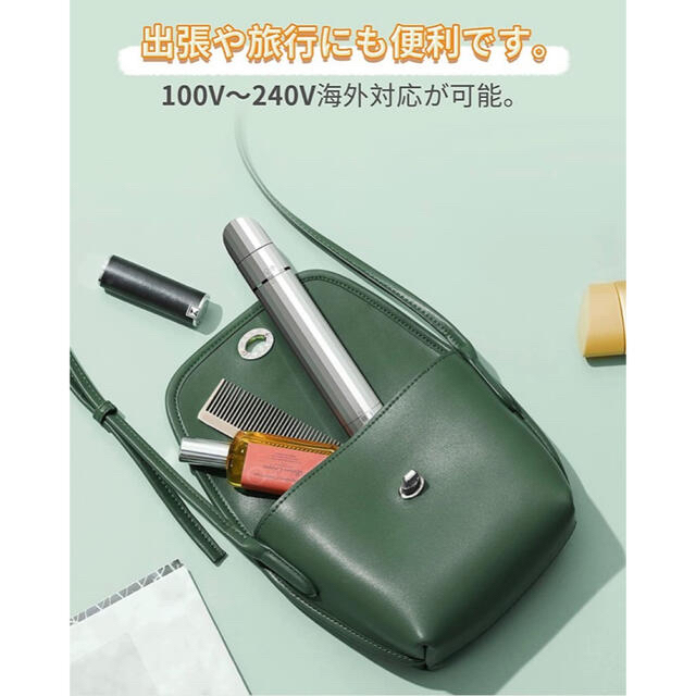 新品 ヘアアイロン コテ ミニコテ ポータブル コンパクト 携帯用アイロン スマホ/家電/カメラの美容/健康(ヘアアイロン)の商品写真