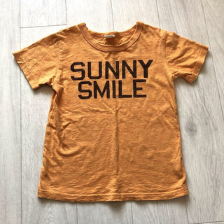 ニードルワークスーン(NEEDLE WORK SOON)のオフィシャルチーム ロゴTシャツ 130 オレンジ(Tシャツ/カットソー)