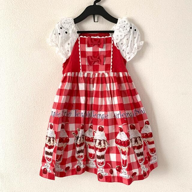 Shirley Temple(シャーリーテンプル)のシャーリーテンプル🎀パフェ ワンピース  110 キッズ/ベビー/マタニティのキッズ服女の子用(90cm~)(ワンピース)の商品写真