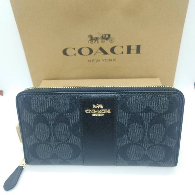 COACH(コーチ)の未使用　コーチ　長財布 アウトレット レディース COACH F54630 レディースのファッション小物(財布)の商品写真