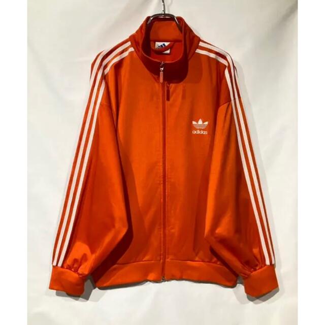 adidas(アディダス)のadidas /アディダス　80s90s トラックジャケット　オレンジホワイト メンズのトップス(ジャージ)の商品写真