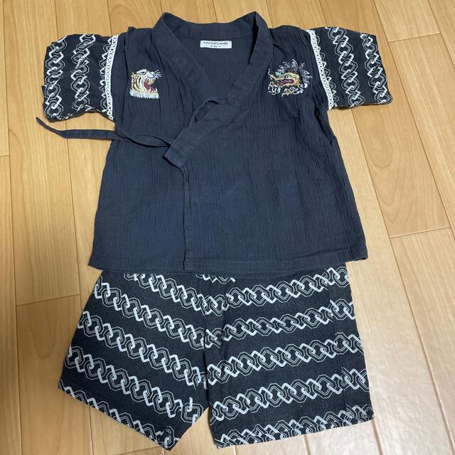 ampersand(アンパサンド)のお値下げ　ampersand 甚平　95 　綿100% 浴衣　エフオー キッズ/ベビー/マタニティのキッズ服男の子用(90cm~)(甚平/浴衣)の商品写真