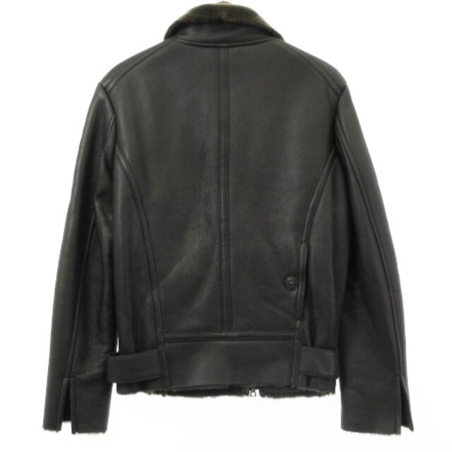 ARTISAN(アルティザン)のアルチザン ムートン ライダース ジャケット ラムレザー ブラック M メンズのジャケット/アウター(その他)の商品写真