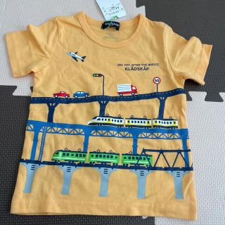 クレードスコープ(kladskap)の【新品】クレードスコープ　電車Tシャツ100(Tシャツ/カットソー)