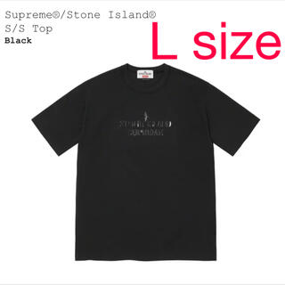 シュプリーム(Supreme)のSupreme / Stone Island S/S Top "Black"(Tシャツ/カットソー(半袖/袖なし))
