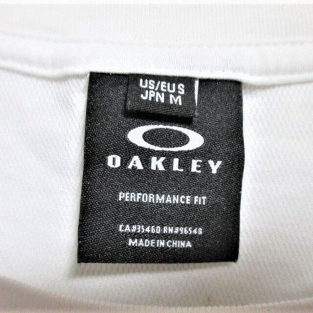 Oakley(オークリー)の☆OAKLEY オークリー ロゴ プリン Tシャツ 半袖/メンズ/Ｍ☆ホワイト メンズのトップス(Tシャツ/カットソー(半袖/袖なし))の商品写真