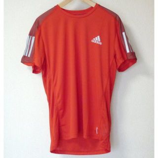 アディダス(adidas)の新品◆(L)アディダス 赤/レッド Tシャツ(Tシャツ/カットソー(半袖/袖なし))