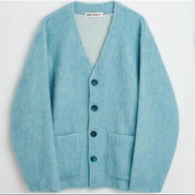 Supreme(シュプリーム)のOUR LEGACY CARDIGAN BABY BLUE MOHAIR  メンズのトップス(カーディガン)の商品写真