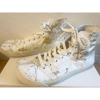 マルタンマルジェラ(Maison Martin Margiela)の最終値下げマルジェラタビハイカットペイント(スニーカー)