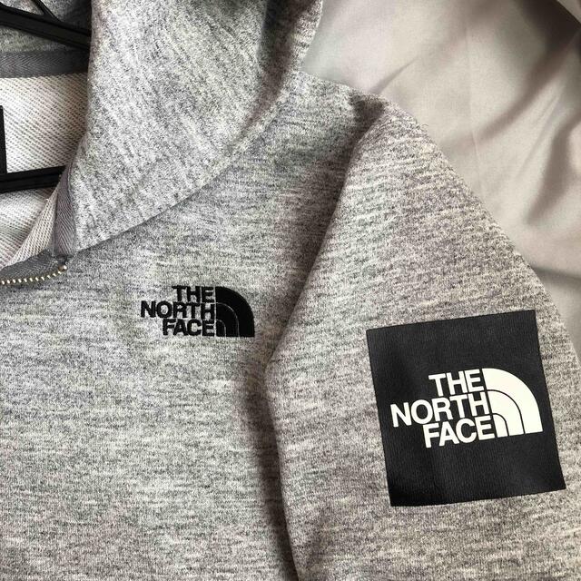 NORTH FACE スクエアロゴ フルジップパーカー M