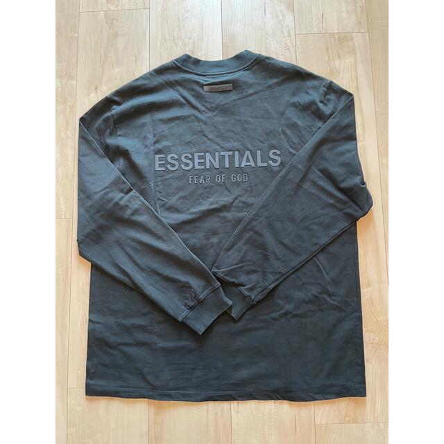 【FEAR OF GOD】ロングTシャツ L ブラック 【essentials】