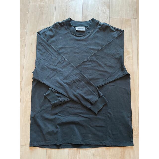 【FEAR OF GOD】ロングTシャツ L ブラック 【essentials】