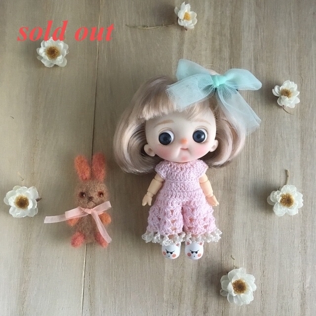 sold out　ymy幼体　服　ロンパース　ピンク