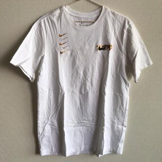 ナイキ(NIKE)のナイキ NIKE メンズTシャツ Lサイズ 黒×ゴールド(Tシャツ/カットソー(半袖/袖なし))