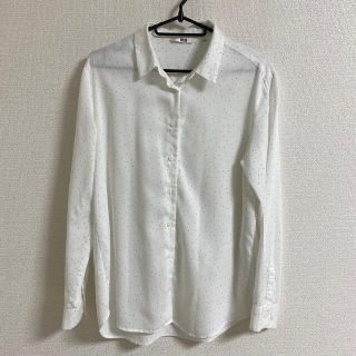 ユニクロ(UNIQLO)のUNIQLO ユニクロ　レーヨンシャツ(シャツ/ブラウス(長袖/七分))