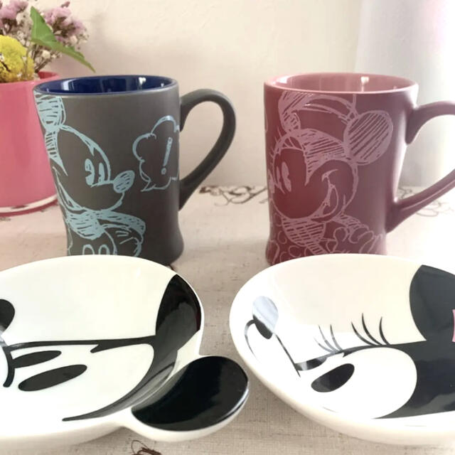 Disney - ディズニー食器☆ミッキー&ミニー マグカップ Disney - ディズニー食器☆ミッキー&ミニー マグカップ