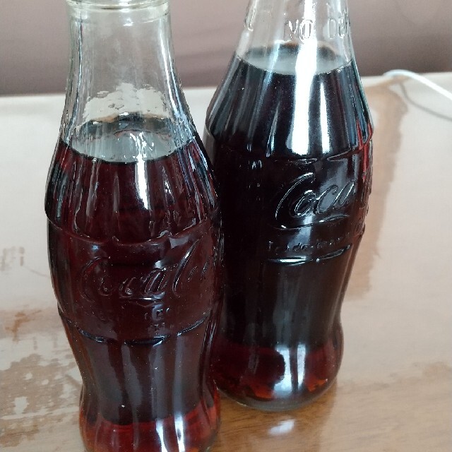 コカ・コーラ ガラスボトル アメリカ製 フランス製 ヴィンテージ 2本セット