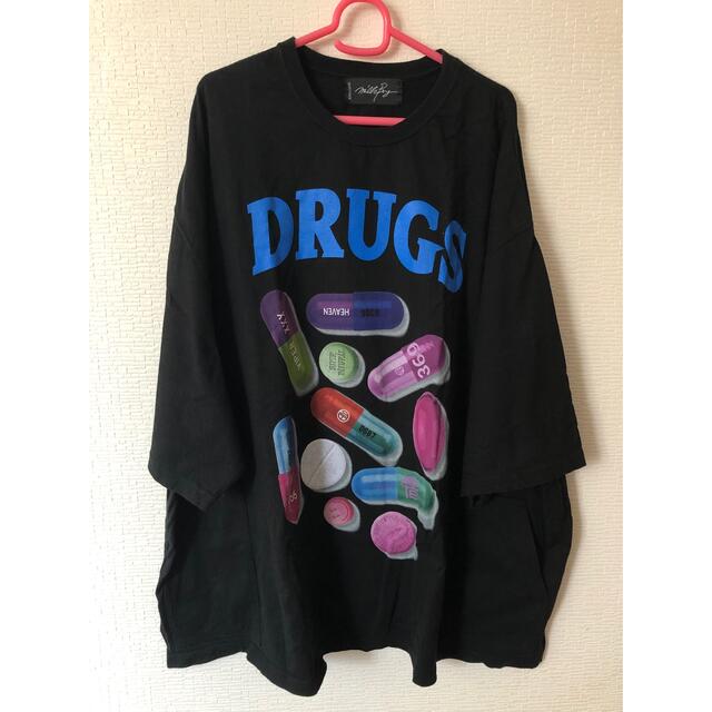 milkboy DRUGS ドラッグ pill ビッグ Tシャツ reflem