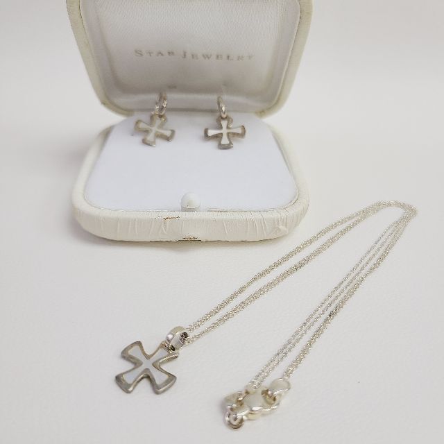 STAR JEWELRY(スタージュエリー)のスタージュエリー STAR JEWELRY ピアス ネックレス セット 518 レディースのアクセサリー(ネックレス)の商品写真