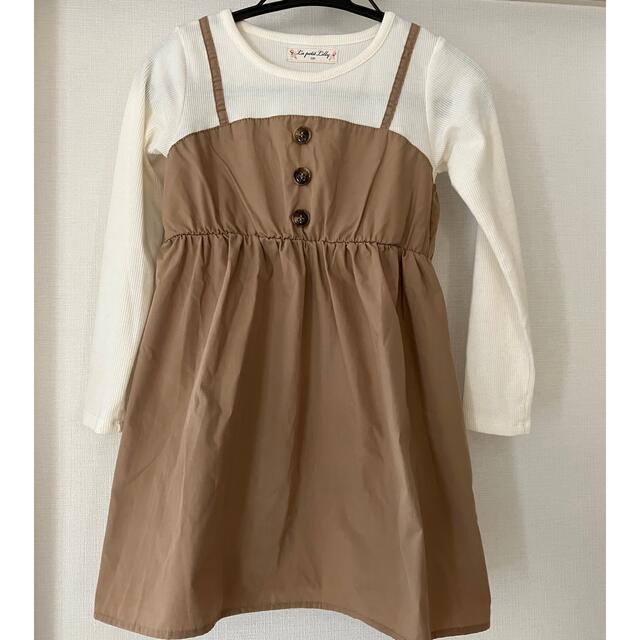 120センチ ワンピース  キッズ/ベビー/マタニティのキッズ服女の子用(90cm~)(ワンピース)の商品写真