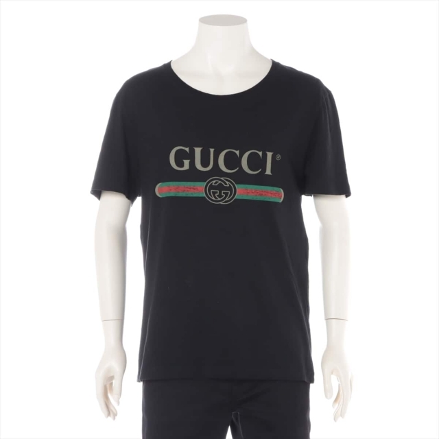 Gucci(グッチ)のグッチ ヴィンテージロゴ コットン S ブラック メンズ その他トップス メンズのトップス(その他)の商品写真