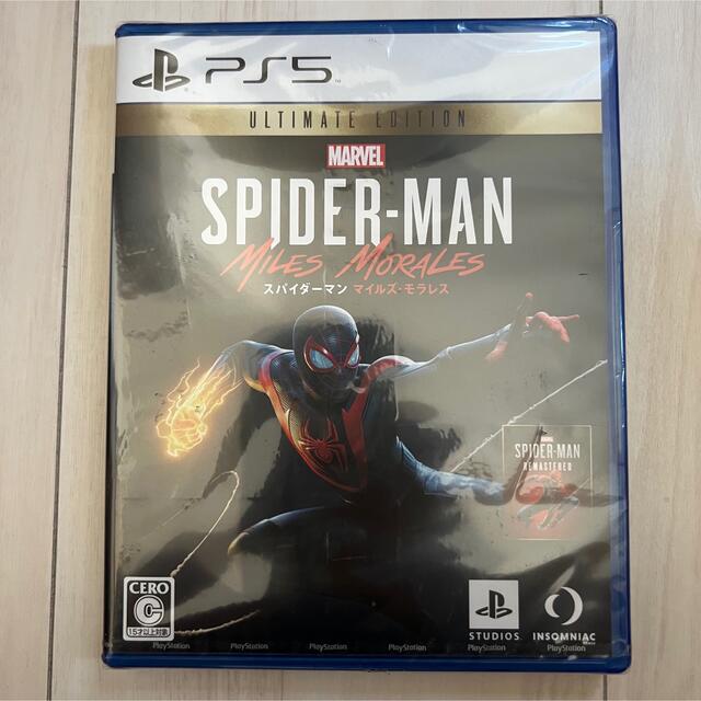 PlayStation(プレイステーション)のPS5 MARVEL スパイダーマン マイルズモラレス エンタメ/ホビーのゲームソフト/ゲーム機本体(家庭用ゲームソフト)の商品写真