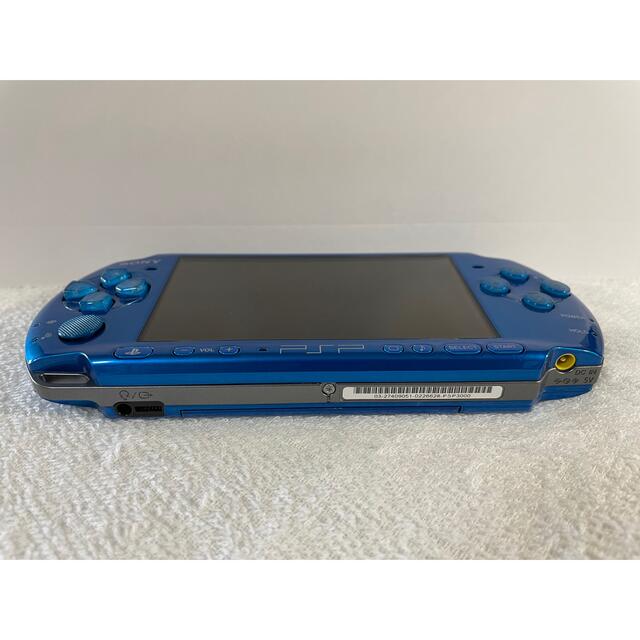 PlayStation Portable(プレイステーションポータブル)のPSP-3000 (PSPJ-30011) バリューパック バイブラントブルー エンタメ/ホビーのゲームソフト/ゲーム機本体(携帯用ゲーム機本体)の商品写真