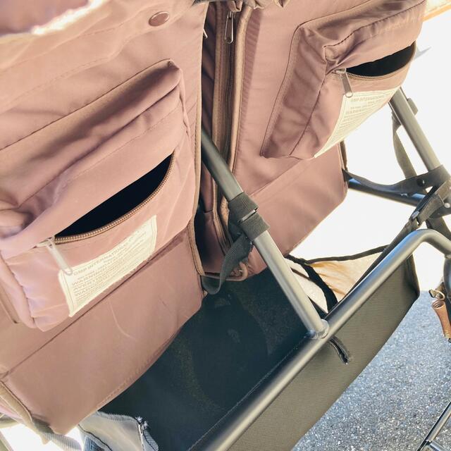 【最終値下げ】Air Buggy エアバギー ココダブル 双子 レインカバー付き 4