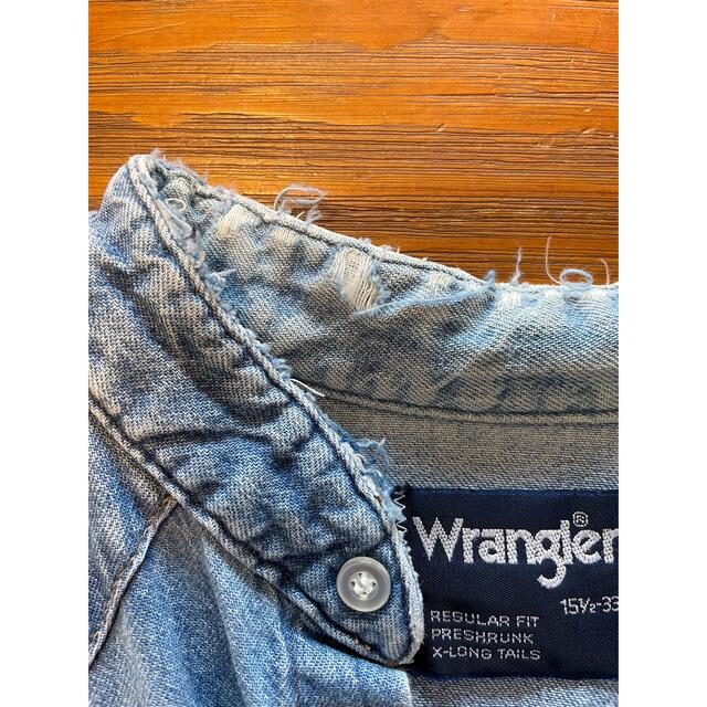 Wrangler - wrangler 80s USA製 デニムシャツ 70127MWリメイク の通販