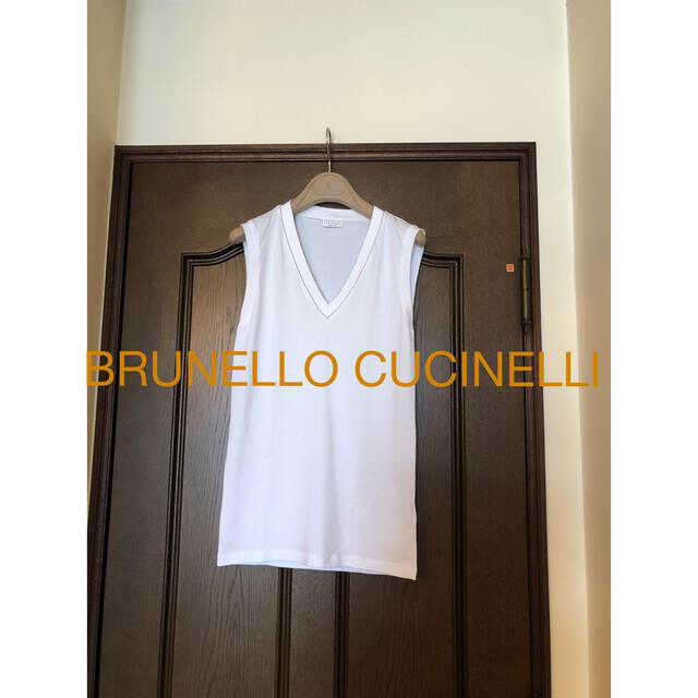 BRUNELLO CUCINELLI(ブルネロクチネリ)のBRUNELLO  CUCINELLIブルネロクチネリ  タンクトップ★モニーレ レディースのトップス(タンクトップ)の商品写真