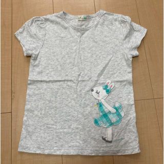 ニットプランナー(KP)のKPニットプランナー☆チェックmimiちゃんTシャツ☆130㎝(Tシャツ/カットソー)